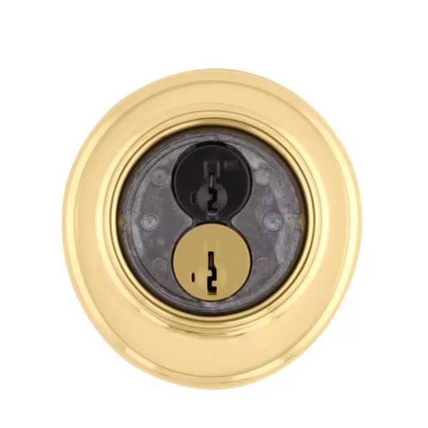 Kwikset: Key Control Deadbolt featuring SmartKey / Polished Brass